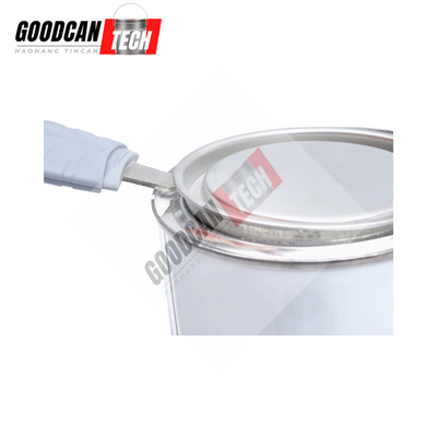 Industrial Round Car Paint Tin Cans 1L D108 OEM Empty Tin Containers