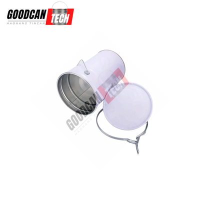 Buy Empty Metal Tin Pails 18liter OEM 0.35mm 0.38mm Thickness With Lock Ring online manufacture