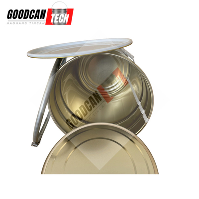 Buy Water Based Paint Tin Cans 25liter With Rubber Strip Gasket Sealing OEM Printing online manufacture