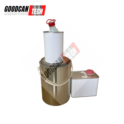 Buy 1L Paint Tin Cans D108mm Diameter With 42mm Plastic Cap 0.23mm Body Thickness online manufacture