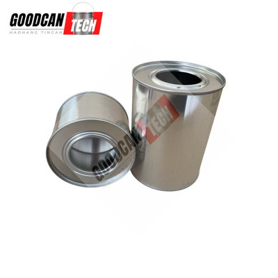 Buy Plastic Cap Round Plain Tin Cans 750ml For Packing Car Paint Leakage Test online manufacture