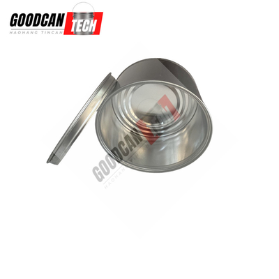 Buy Poly Putty 3liter Paint Round Tin Cans With Metal Cover OEM Printing Brand online manufacture