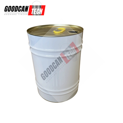 Buy Wood Coating Round Cans 18liter Thickness 0.30mm With Metal Handle 42mm Plastic Cap online manufacture