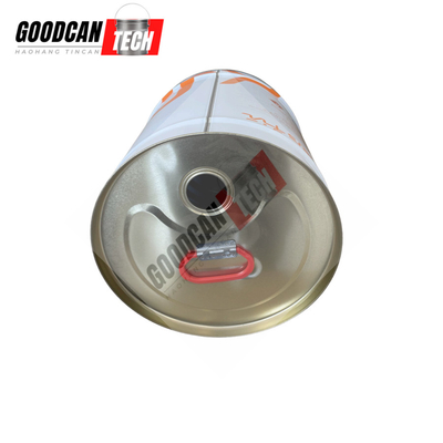 Buy 20liter Round Paint Tin Cans With Plastic Or Metal Handles online manufacture