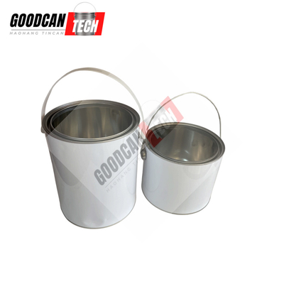 Buy Round Paint Tin Cans Automotive Oil Cans 5liter for Adhesive online manufacture
