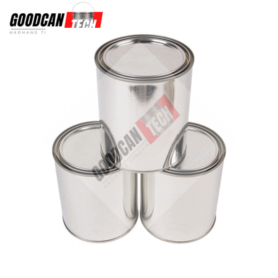 Buy Small Empty Tin Cans 250ml Automotive Paint Tins 500ml with Tin Cover Lid online manufacture