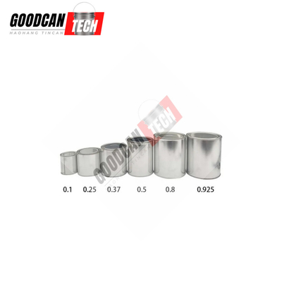 Buy Paint Glue Round Small Tin Cans 250ml 200ml With Metal Cover online manufacture