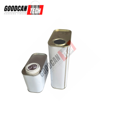 Buy Empty Metal Rectangular Tin Cans 500ml 1liter for Hardener Coating online manufacture