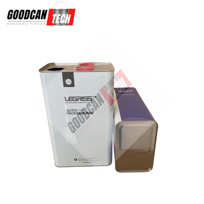 Buy Printing 5liter Paint Tin Containers Empty With Plastic Handle online manufacture