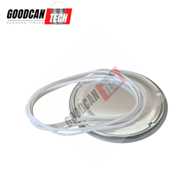Buy White Coated Metal Pail Lid 10L 0.28mm Thickness With Foam Strip Gaskets online manufacture